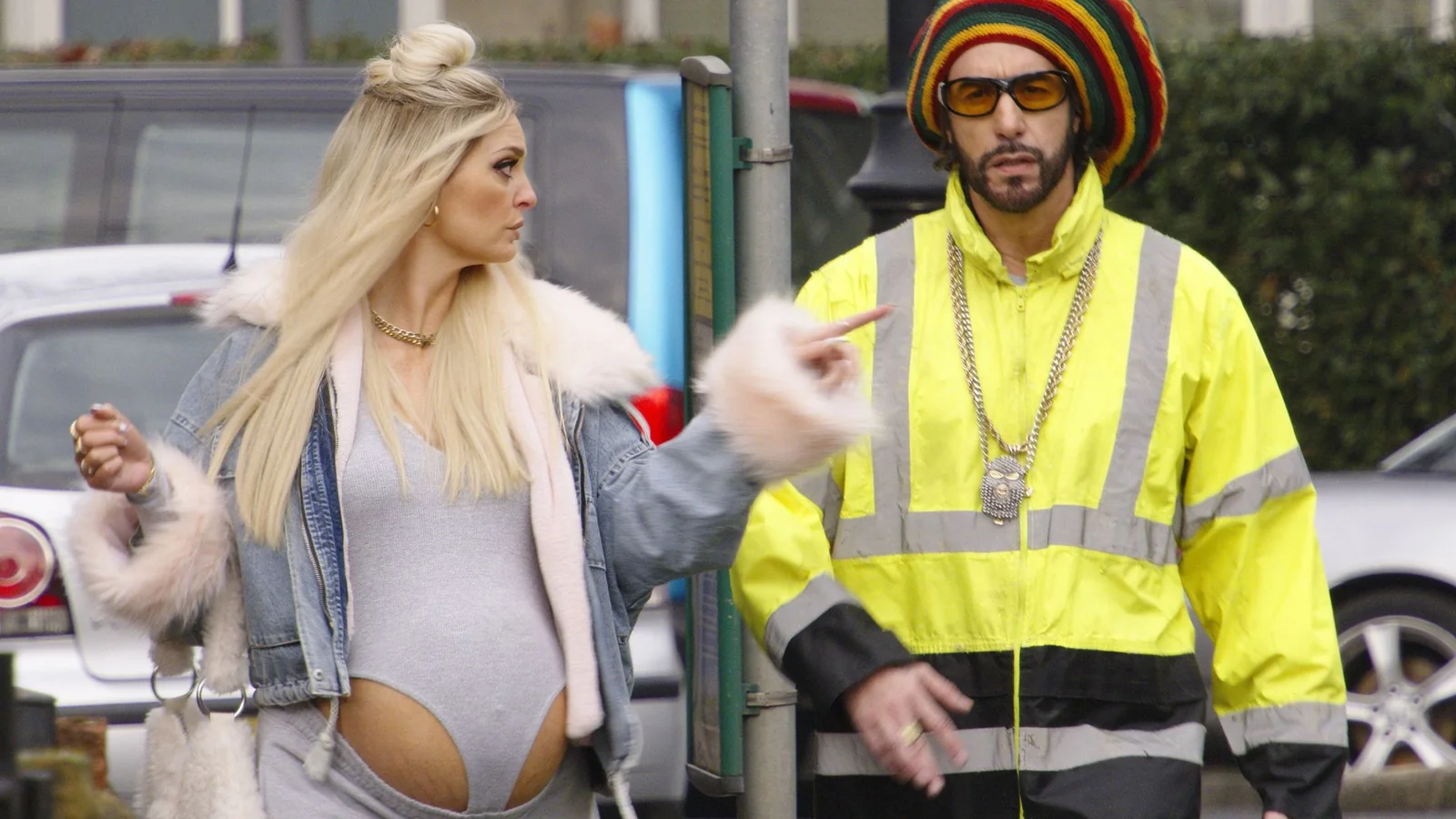 Sacha Baron Cohen caracterizado como Ali G