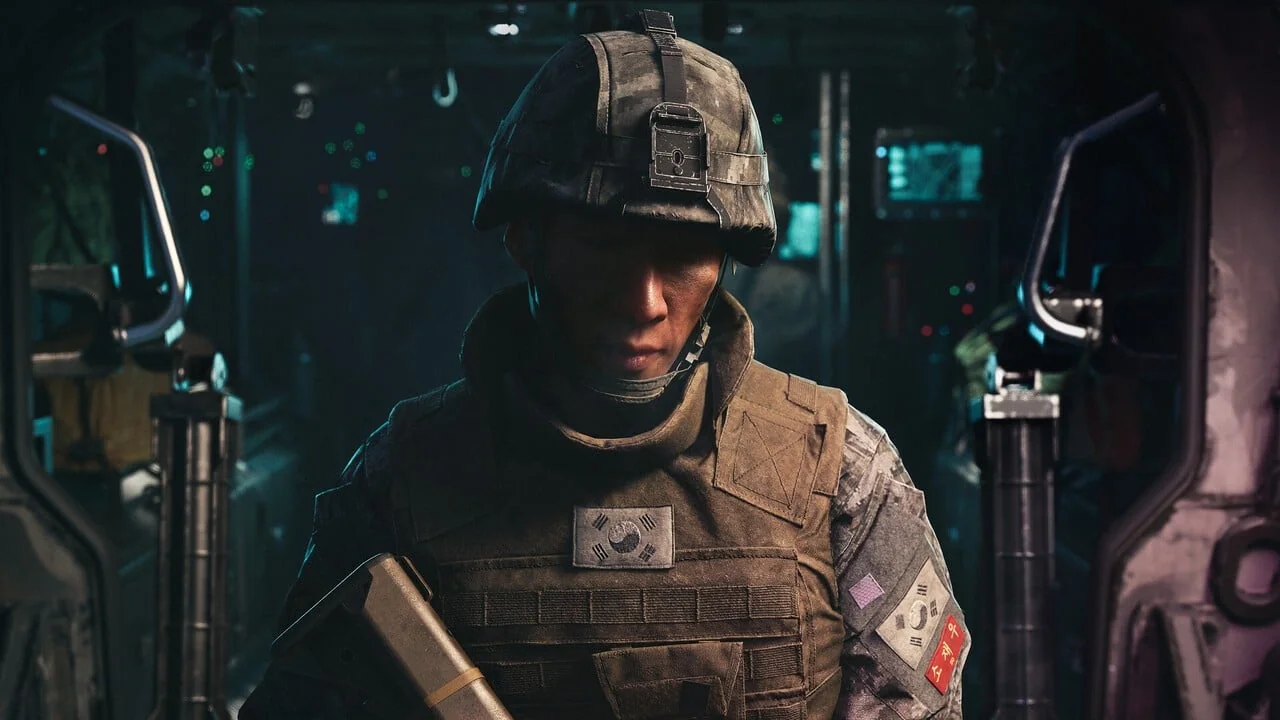 Soldado sul-coreano em cena da campanha de Call of Duty Modern Warfare 4