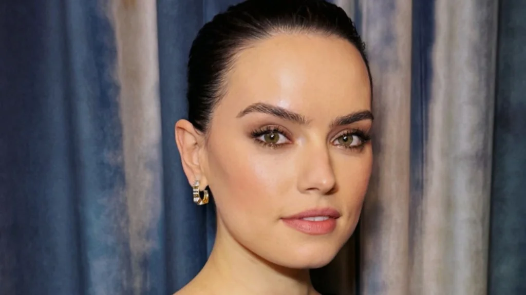 Retrato da atriz Daisy Ridley