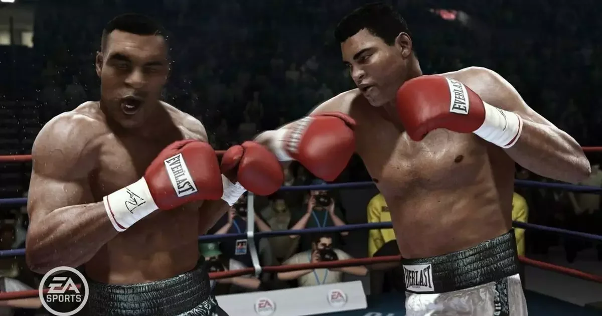 Arte de divulgação do retorno de Fight Night, da EA Sports