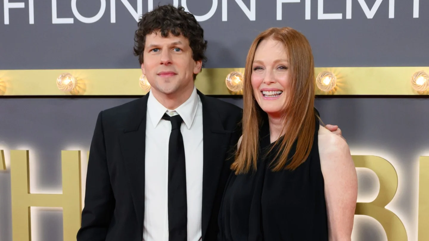 Jesse Eisenberg em evento do Festival de Londres