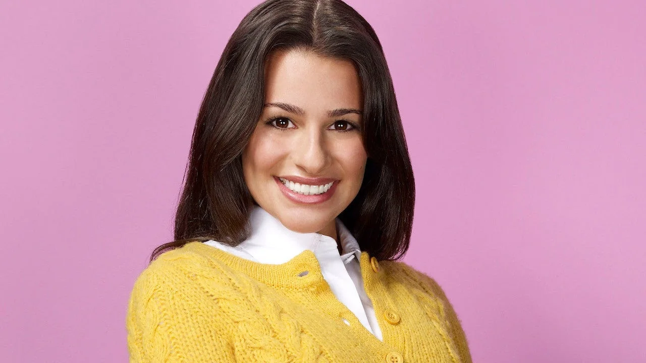 Lea Michele como Rachel Berry em imagem de Glee