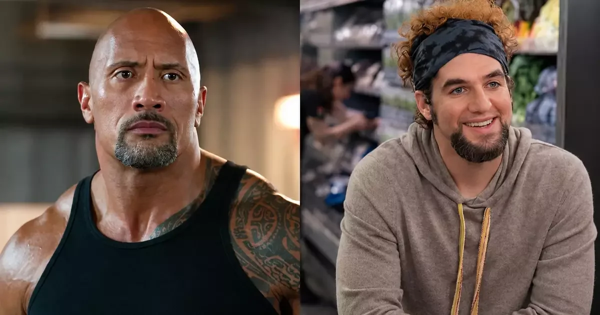 Dwayne Johnson e Benny Safdie lado a lado