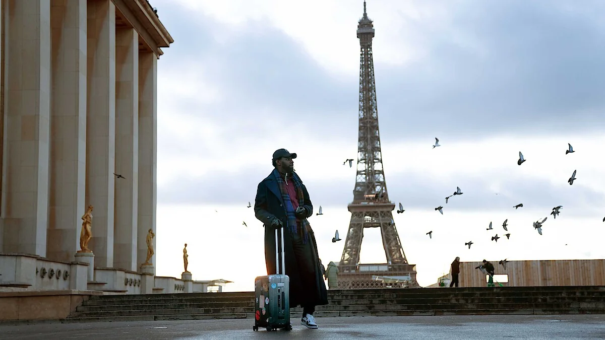 Cena de Lupin, série francesa da Netflix estrelada por Omar Sy