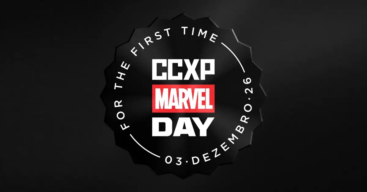 Arte de divulgação do Marvel Day na CCXP26