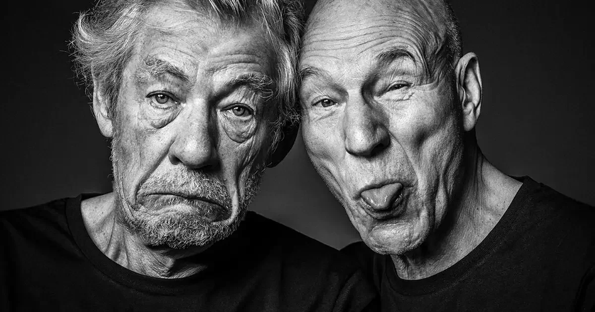 Ian McKellen e Patrick Stewart