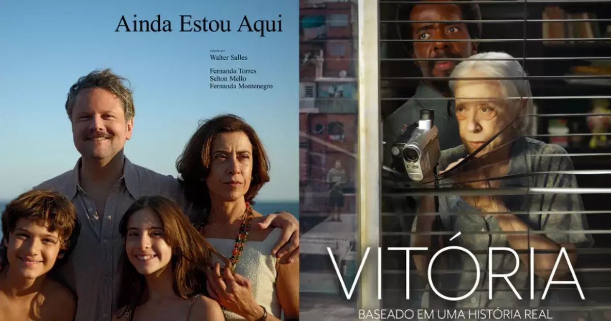 Imagem do acordo entre Netflix e Globo, com Ainda Estou Aqui e Vitória