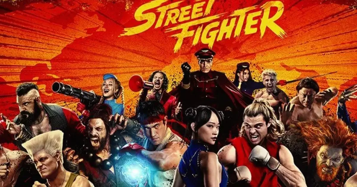 Cena do filme live-action de Street Fighter