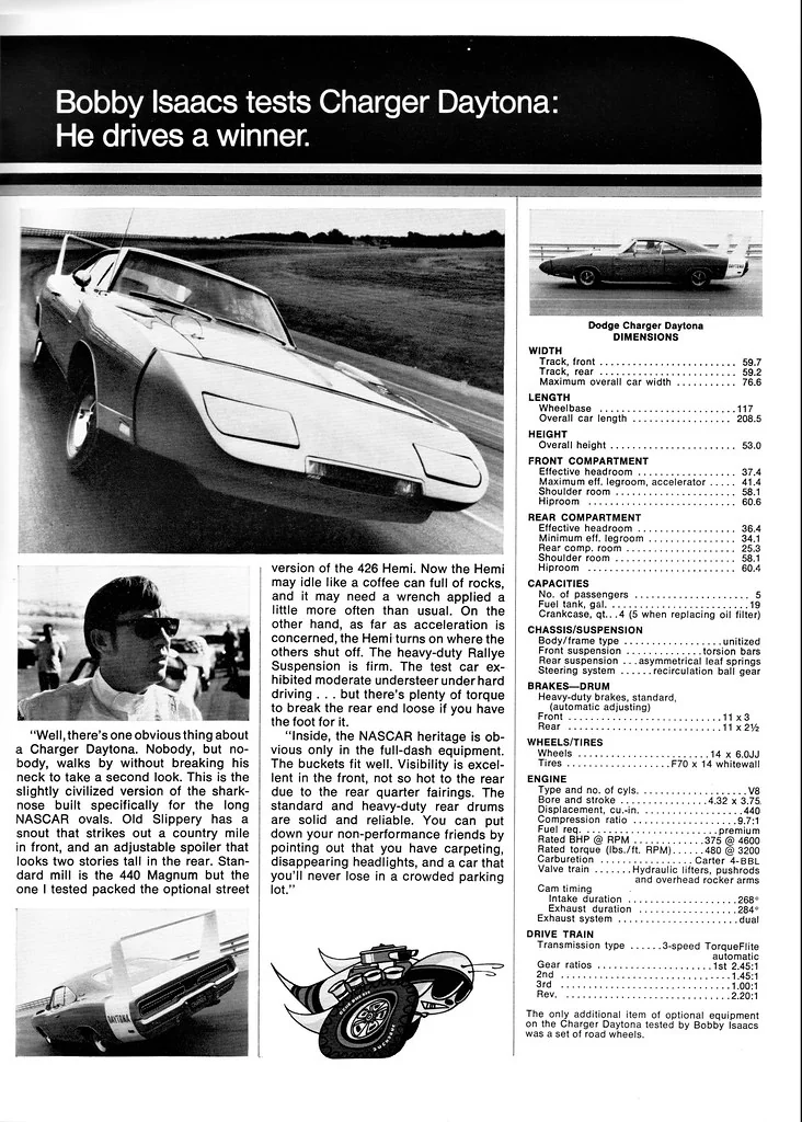 1970 Dodge Charger Daytona, carro clássico do mesmo modelo do veículo de Dominic Toretto