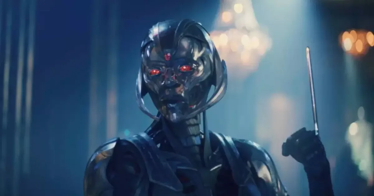 Imagem de divulgação de VisionQuest com Ultron e Jocasta